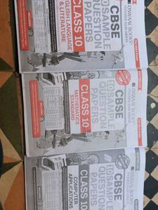 CBSE Class 10 Sample Papers - 3 Books