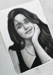 Hand-Drawn Couple Portrait Sketch