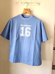 Men's Blue Graphic T-Shirt