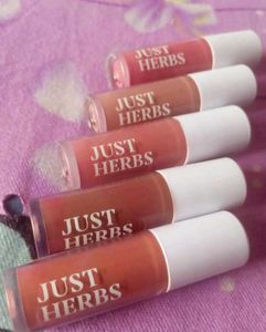 JUST HERBS Lip Tints - Set of 5