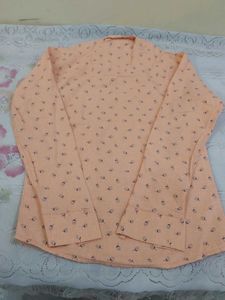 Peach Coloured Printed Shirt from Original City