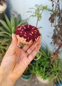 Cute Ice Cream Cone Keychain
