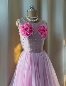 Stunning Pink Embellished Gown