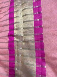 Elegant Peach Saree