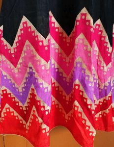 Pink &amp; Black Embellished Kurti