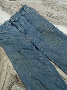 Wide Leg Acid Wash Trouser
