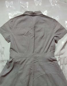 Korean Button Up Dress