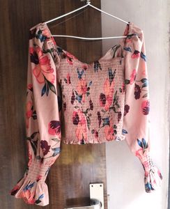 Peach Coloured Top