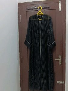 Elegant Black net abhaya