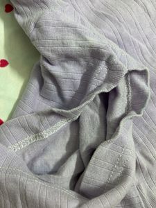 Lavender Ribbed T-Shirt