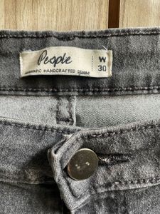 Women's Grey Denim Jeans
