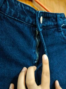 Blue Denim Cargo Pants👖