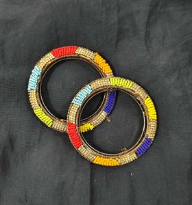Beaded Bangle Set - Colorful &amp; Unique 🌈