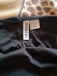 H&amp;M Black Halter Neck Mini Dress