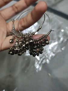 Bohemian Hoop Earrings with Bells