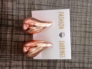 Rose Gold Tear Drop Earrings
