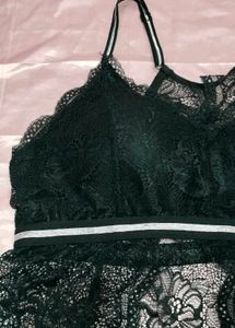Black Lace Camisole Top