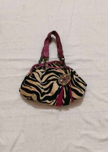 Unique Zebra Print Handbag