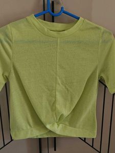 Cute Neon Green Crop Top