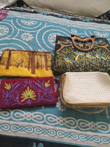 Assorted Clutches and Handbag