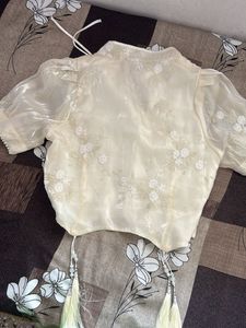 silk korean Top