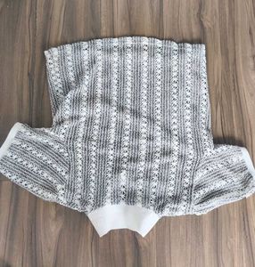 Crocheted Lace Collar Top
