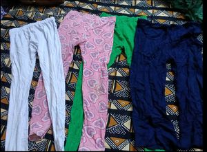 Pack of 5 pants for girls ( Donations )