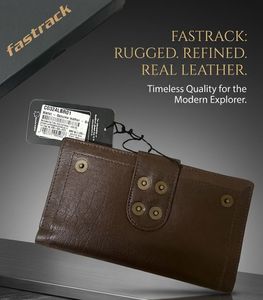 Fastrack Brown Leather Wallet