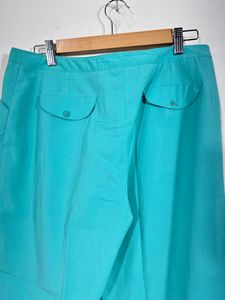 Women’s Blue Pant |Waist 32| Rise 11| Hip 42