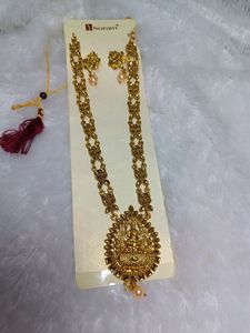 Combo Temple Long Jewellery Set