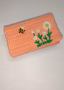 Crochet Floral Wallet