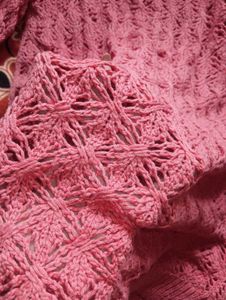 Chic Pink Knit Cardigan