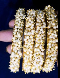 Pearl Bangles - Elegant & Stylish
