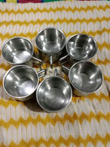 Vintage Stainless Steel Cups