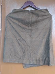 Branded Wrap Style Pencil Skirt