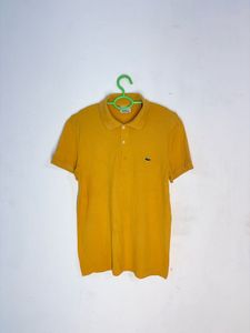 Men's Yellow Lacoste Polo Shirt