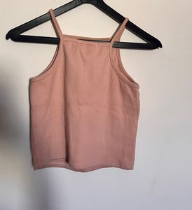 Peach Crop Top