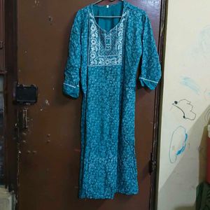 Beautiful Teal Kurta Set