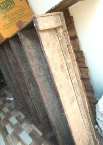 Vintage Wooden Shelving Unit Old Stock Very Heavy