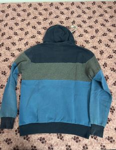 Mast &amp;Harbour Men's Color Block Zip-Up Hoodie