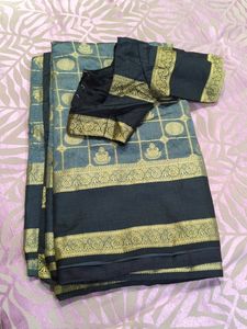 Cotton Blend Saree