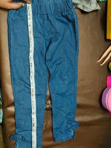2 colour pant blue and grey