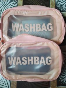 Cute Pink Wash Bags
