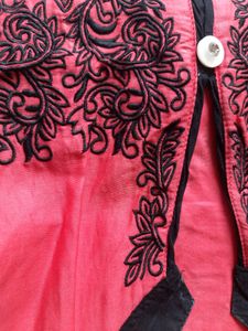 kajol reddish pink kurti, size small to medium
