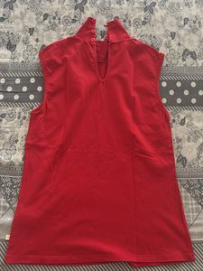 Sleeveless Mock Neck Top
