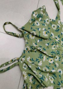 Mother- Daughter Set Pista Floral Printed