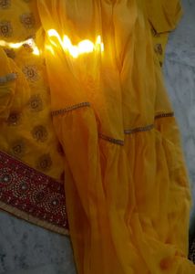 Elegant Yellow Embroidered Kurta Set