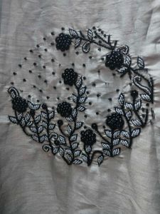 Grey Sleeveless Kurta