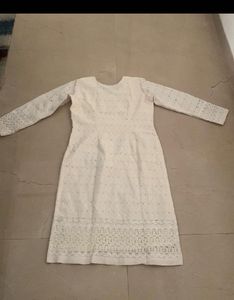 Elegant cream Chikankari Kurta