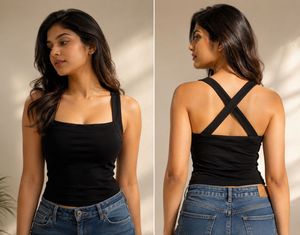 Stylish Black Tank Top
